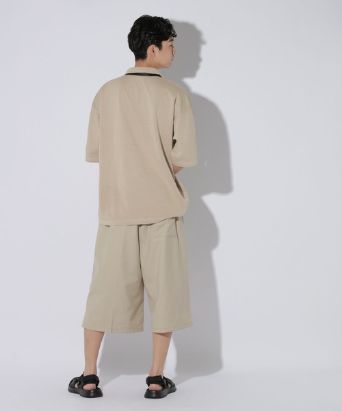 LAKOLE（ラコレ）の「フェードダンボールポロ / 1044769（ポロシャツ・メンズ・ベージュ/ダークオリーブ/チャコール・MEDIUM/LARGE）」の17枚目の写真