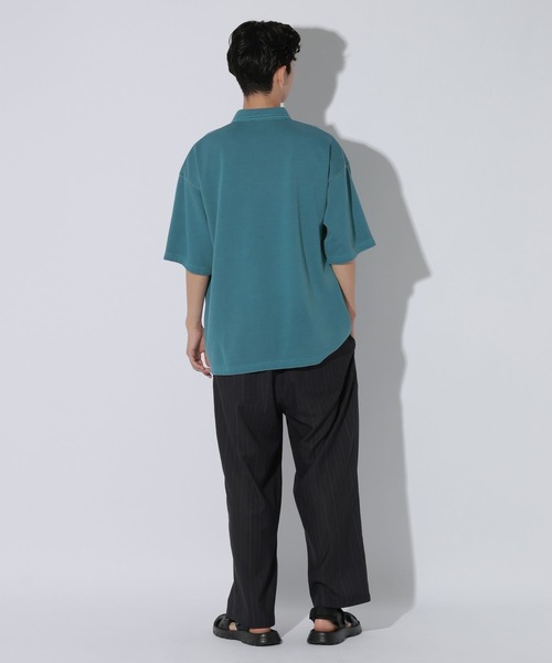 LAKOLE（ラコレ）の「フェードダンボールポロ / 1044769（ポロシャツ・メンズ・ベージュ/ダークオリーブ/チャコール・MEDIUM/LARGE）」の22枚目の写真