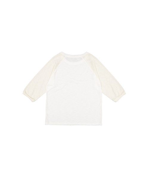 KOOKEESEE(クキシ)の「ボニツートンスラブナグランTシャツ(アイボリー/クリーム)(Tシャツ/カットソー・レディース・その他・FREE)」の3枚目の写真