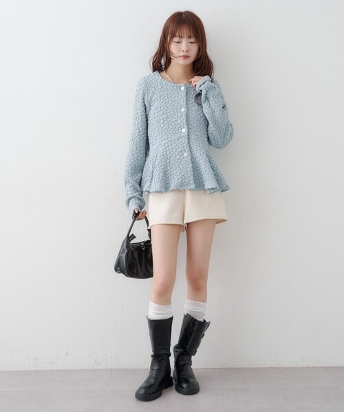 mystic（ミスティック）の「リングチャームショートパンツ（その他パンツ・レディース・アイボリー/ブラウン/グレー・1/2）」の15枚目の写真