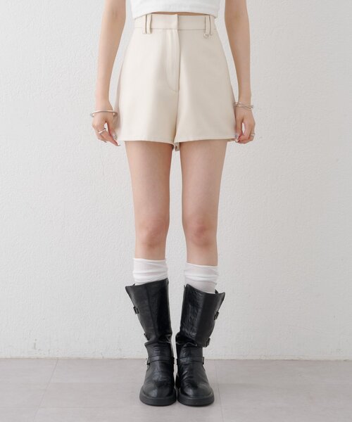 mystic（ミスティック）の「リングチャームショートパンツ（その他パンツ・レディース・アイボリー/ブラウン/グレー・1/2）」の19枚目の写真