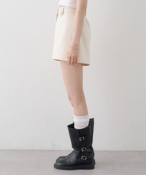 mystic（ミスティック）の「リングチャームショートパンツ（その他パンツ・レディース・アイボリー/ブラウン/グレー・1/2）」の20枚目の写真