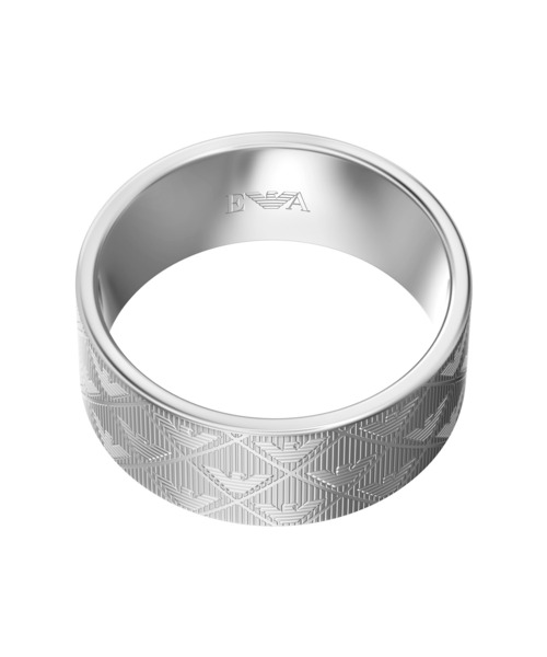 EMPORIO ARMANI(エンポリオアルマーニ)の「エンポリオ・アルマーニ アクセサリー メンズ 指輪 シルバー EGS3361040(リング・メンズ・シルバー・US9)」の1枚目の写真
