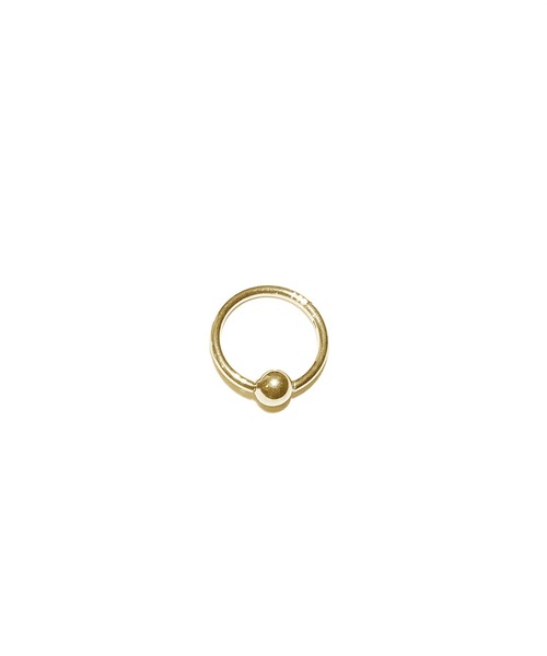 MORPH(モルフ)の「MORPH モルフ CBR クリッカー ボディーピアス 16ゲージ 6mm~10mm(ピアス(片耳用)・メンズ・ゴールド・6/8/10)」の4枚目の写真