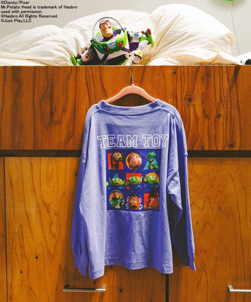 BAYFLOW（ベイフロー）の「TOY STORY(トイ・ストーリー)/プリントロンT[110/130/150cm](KIDS)（Tシャツ/カットソー・キッズ・ホワイト/ブラック/パープル・130cm/110cm/150cm）」の4枚目の写真