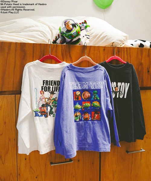 BAYFLOW（ベイフロー）の「TOY STORY(トイ・ストーリー)/プリントロンT[110/130/150cm](KIDS)（Tシャツ/カットソー・キッズ・ホワイト/ブラック/パープル・130cm/110cm/150cm）」の6枚目の写真