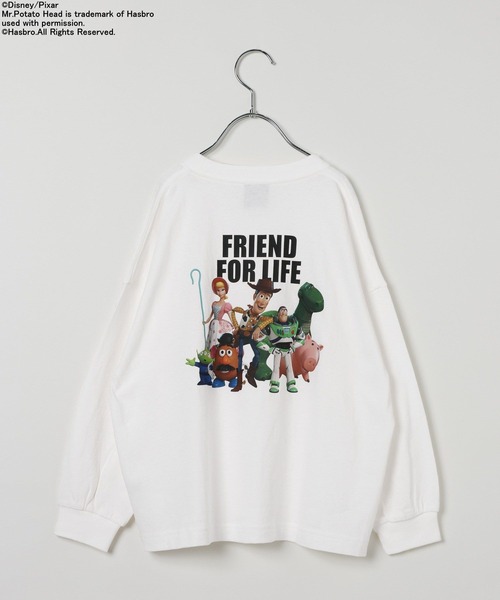 BAYFLOW（ベイフロー）の「TOY STORY(トイ・ストーリー)/プリントロンT[110/130/150cm](KIDS)（Tシャツ/カットソー・キッズ・ホワイト/ブラック/パープル・130cm/110cm/150cm）」の8枚目の写真