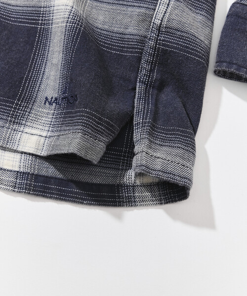 NAUTICA(ノーティカ)の「NAUTICA/ノーティカ ブリーチ オンブレ L/S オープンカラーチェックシャツ(シャツ/ブラウス・メンズ・オリーブ/ブラウン/ネイビー・MEDIUM/LARGE/X-LARGE)」の14枚目の写真