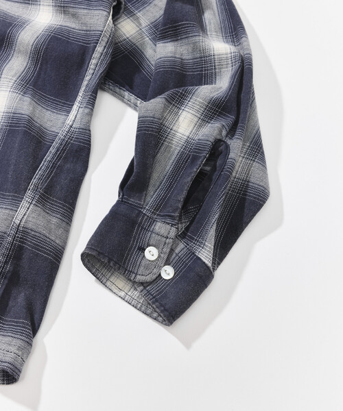 NAUTICA(ノーティカ)の「NAUTICA/ノーティカ ブリーチ オンブレ L/S オープンカラーチェックシャツ(シャツ/ブラウス・メンズ・オリーブ/ブラウン/ネイビー・MEDIUM/LARGE/X-LARGE)」の16枚目の写真