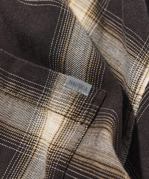 NAUTICA(ノーティカ)の「NAUTICA/ノーティカ ブリーチ オンブレ L/S オープンカラーチェックシャツ(シャツ/ブラウス・メンズ・オリーブ/ブラウン/ネイビー・MEDIUM/LARGE/X-LARGE)」の18枚目の写真
