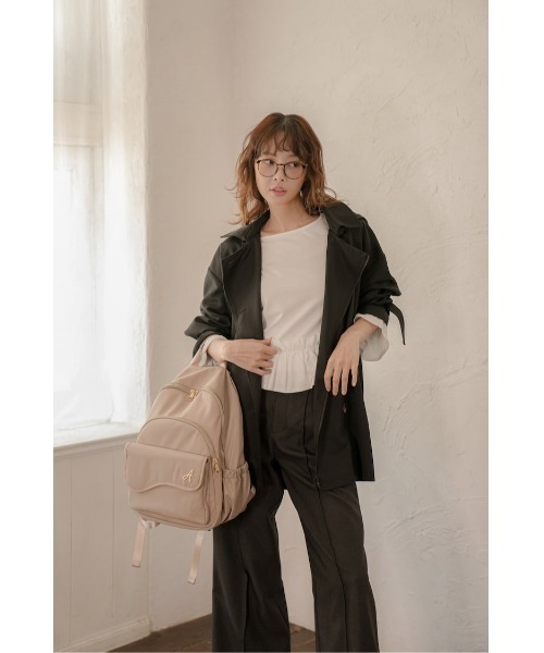APRILY(アプリリー)の「マルチウェイ多機能リュック(バックパック/リュック・レディース・ベージュ/ブラック・FREE)」の12枚目の写真