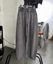 ラインストーン ワイドスウェットパンツ