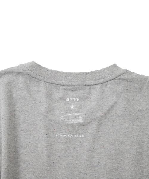 CONVERSE TOKYO(コンバーストウキョウ)の「ONE STAR UP RECYCLED COTTON LONG SLEEVE TEE(Tシャツ/カットソー・レディース・ホワイト/グレー・SMALL)」の9枚目の写真