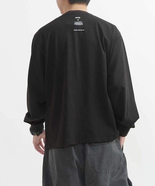 CONVERSE TOKYO(コンバーストウキョウ)の「ONE STAR UP RECYCLED COTTON LONG SLEEVE TEE(Tシャツ/カットソー・レディース・ホワイト/グレー・SMALL)」の14枚目の写真