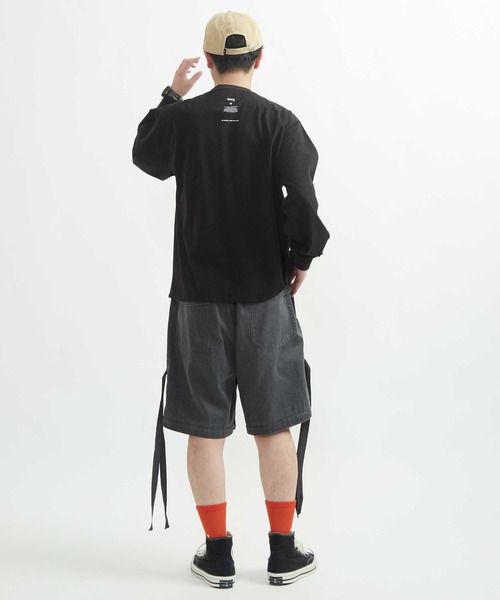 CONVERSE TOKYO(コンバーストウキョウ)の「ONE STAR UP RECYCLED COTTON LONG SLEEVE TEE(Tシャツ/カットソー・レディース・ホワイト/グレー・SMALL)」の16枚目の写真