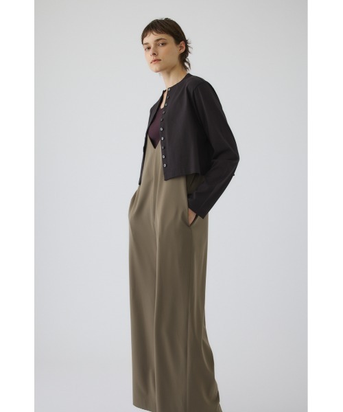 RIM.ARK（リムアーク）の「Neck darts cut long T/SH(ネック ダーツ カット ロング ティーシャツ)（Tシャツ/カットソー・レディース・ブラウン/グレー/ホワイト/ブラック・FREE）」の4枚目の写真