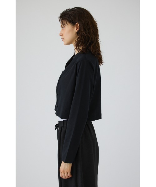 RIM.ARK（リムアーク）の「Neck darts cut long T/SH(ネック ダーツ カット ロング ティーシャツ)（Tシャツ/カットソー・レディース・ブラウン/グレー/ホワイト/ブラック・FREE）」の12枚目の写真