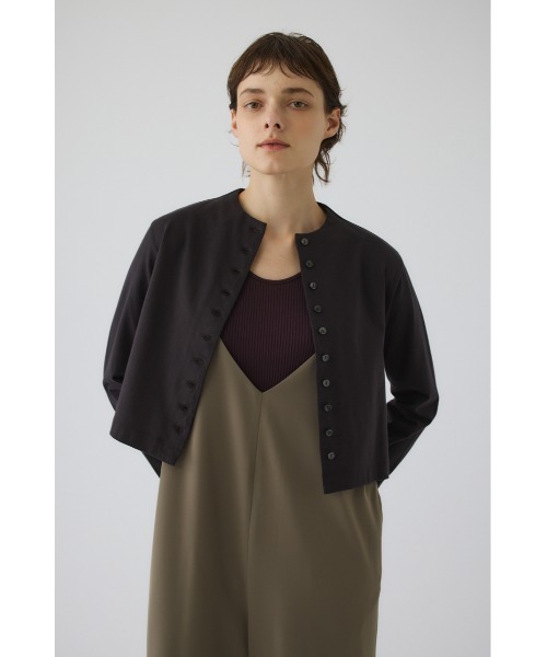 RIM.ARK（リムアーク）の「Neck darts cut long T/SH(ネック ダーツ カット ロング ティーシャツ)（Tシャツ/カットソー・レディース・ブラウン/グレー/ホワイト/ブラック・FREE）」の16枚目の写真