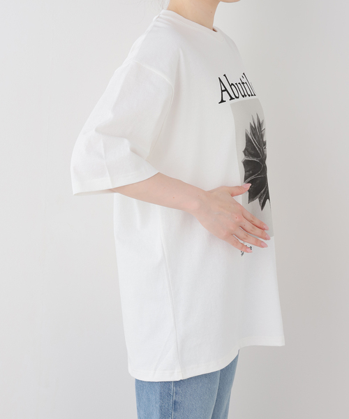 FRAMeWORK(フレームワーク)の「JOHNBULL/ジョンブル karl blossfeldt abutilon T(Tシャツ/カットソー・レディース・ホワイト・FREE)」の5枚目の写真