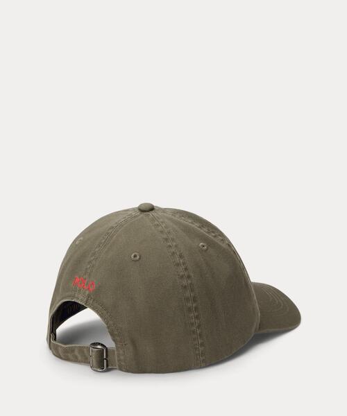 POLO RALPH LAUREN CHILDRENSWEAR(ポロ ラルフ ローレン チルドレンズウェア)の「Polo ベア ツイル ボール キャップ(キャップ・キッズ・グリーン・ONE)」の4枚目の写真