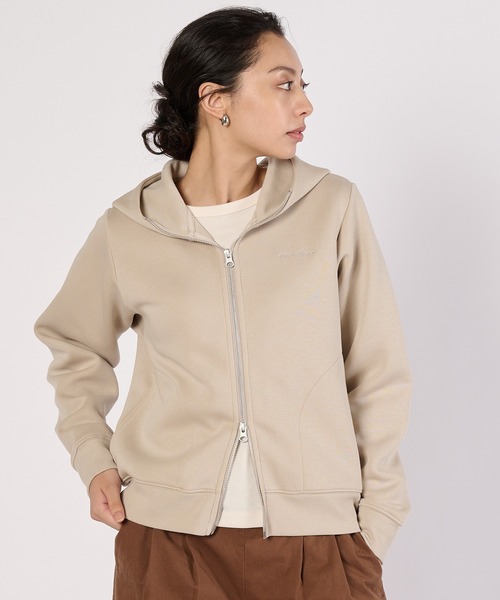 Eddie Bauer（エディーバウアー）の「フルジップ フーデッドパーカー（パーカー・レディース・チャコールグレー/ライトベージュ・XL/L/M/S）」の2枚目の写真