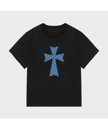 [ユニセックス]ドットクロス2スリム半袖Tシャツ_3カラー
