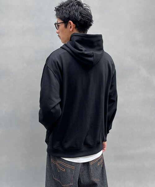 CIAOPANIC(チャオパニック)の「ファイヤーマンバックルヘンリーネックパーカー(パーカー・メンズ・ブラック/グレー・MEDIUM/LARGE)」の6枚目の写真