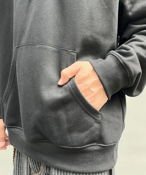 CIAOPANIC(チャオパニック)の「ファイヤーマンバックルヘンリーネックパーカー(パーカー・メンズ・ブラック/グレー・MEDIUM/LARGE)」の16枚目の写真