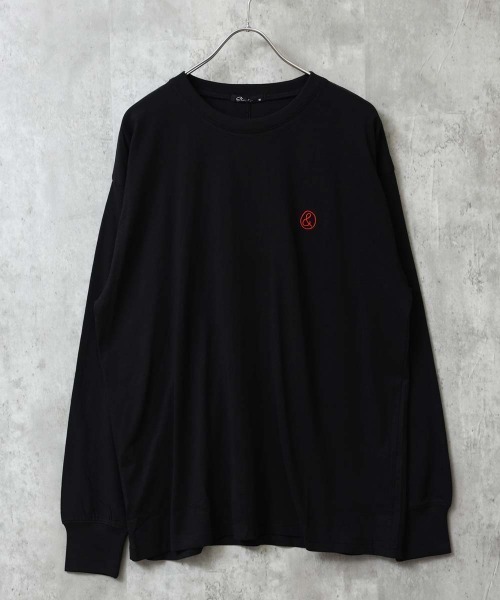 Universal Style Wear(ユニバーサルスタイルウェア)の「プリント/刺繍 BIGロンT(Tシャツ/カットソー・メンズ・ブラック系2/ブラック系1/ホワイト系1/ネイビー/オフホワイト/ピンク/杢グレー/グレー系1/ブラック系5/ピンク系1/ブラック系3/ネイビー系2/ホワイト系2/オートミール/チャコールグレー/ホワイト系3/ブラック/ライトグレー系1/アイボリー系2/ホワイト系4/ネイビー系1/ブラック系4/グレー系2/アイボリー系1・XL/M/L)」の8枚目の写真