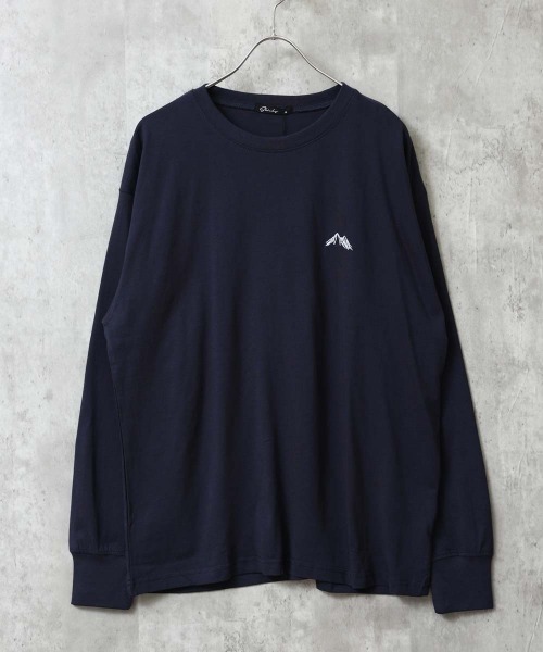 Universal Style Wear(ユニバーサルスタイルウェア)の「プリント/刺繍 BIGロンT(Tシャツ/カットソー・メンズ・ブラック系2/ブラック系1/ホワイト系1/ネイビー/オフホワイト/ピンク/杢グレー/グレー系1/ブラック系5/ピンク系1/ブラック系3/ネイビー系2/ホワイト系2/オートミール/チャコールグレー/ホワイト系3/ブラック/ライトグレー系1/アイボリー系2/ホワイト系4/ネイビー系1/ブラック系4/グレー系2/アイボリー系1・XL/M/L)」の21枚目の写真