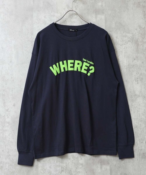 Universal Style Wear(ユニバーサルスタイルウェア)の「プリント/刺繍 BIGロンT(Tシャツ/カットソー・メンズ・ブラック系2/ブラック系1/ホワイト系1/ネイビー/オフホワイト/ピンク/杢グレー/グレー系1/ブラック系5/ピンク系1/ブラック系3/ネイビー系2/ホワイト系2/オートミール/チャコールグレー/ホワイト系3/ブラック/ライトグレー系1/アイボリー系2/ホワイト系4/ネイビー系1/ブラック系4/グレー系2/アイボリー系1・XL/M/L)」の22枚目の写真