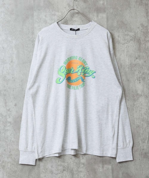 Universal Style Wear(ユニバーサルスタイルウェア)の「プリント/刺繍 BIGロンT(Tシャツ/カットソー・メンズ・ブラック系2/ブラック系1/ホワイト系1/ネイビー/オフホワイト/ピンク/杢グレー/グレー系1/ブラック系5/ピンク系1/ブラック系3/ネイビー系2/ホワイト系2/オートミール/チャコールグレー/ホワイト系3/ブラック/ライトグレー系1/アイボリー系2/ホワイト系4/ネイビー系1/ブラック系4/グレー系2/アイボリー系1・XL/M/L)」の17枚目の写真