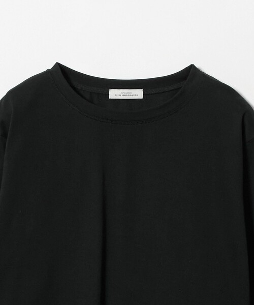 green label relaxing(グリーンレーベルリラクシング)の「スカーフ ドッキング TEE(Tシャツ/カットソー・レディース・ホワイト/ブラック・FREE)」の4枚目の写真