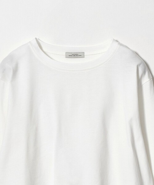 green label relaxing(グリーンレーベルリラクシング)の「スカーフ ドッキング TEE(Tシャツ/カットソー・レディース・ホワイト/ブラック・FREE)」の8枚目の写真