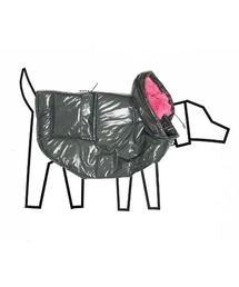 WEAR OF THE DOG（ウェアオブザドッグ）の「SHINY PUFFER JACKET WITH FAUX FUR HOOD（ペットウェア）」