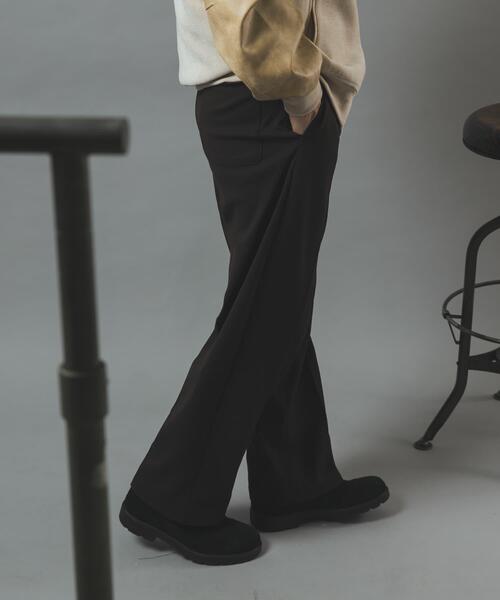 ITEMS URBANRESEARCH(アイテムズ アーバンリサーチ)の「ワンタックカルゼストレートパンツ(その他パンツ・メンズ・ダークブラウン/ブラック/ネイビー・MEDIUM/LARGE/SMALL)」の19枚目の写真