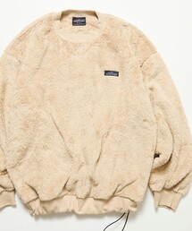 THOUSAND MILE/サウザンドマイル 限定展開 THOUSAND MILE×FREAK'S STORE / サウザンドマイル 別注 シャギー ドローコード クルーネック プルオーバー