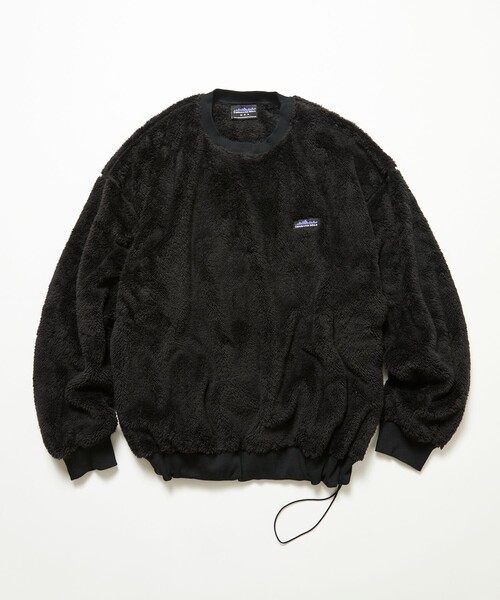 THOUSAND MILE(サウザンドマイル)の「THOUSAND MILE/サウザンドマイル 限定展開 THOUSAND MILE×FREAK'S STORE / サウザンドマイル 別注 シャギー ドローコード クルーネック プルオーバー(その他トップス・メンズ・オリーブ/ブラック/チャコールグレー/ベージュ・SMALL/LARGE/MEDIUM)」の5枚目の写真
