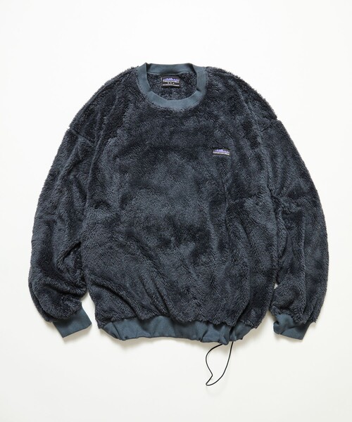 THOUSAND MILE(サウザンドマイル)の「THOUSAND MILE/サウザンドマイル 限定展開 THOUSAND MILE×FREAK'S STORE / サウザンドマイル 別注 シャギー ドローコード クルーネック プルオーバー(その他トップス・メンズ・オリーブ/ブラック/チャコールグレー/ベージュ・SMALL/LARGE/MEDIUM)」の13枚目の写真