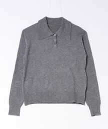 【WEB限定】ポロニットトップス