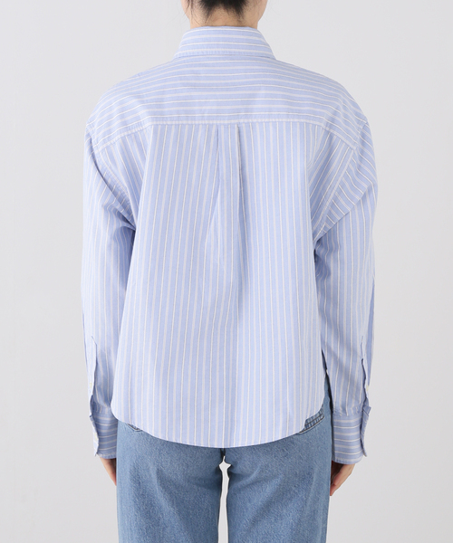 Carhartt WIP(カーハートダブリューアイピー)の「CARHARTT WIP / カーハート ダブリューアイピー W' L/S Kanan Shirt(シャツ/ブラウス・レディース・ピンク/サックスブルー・X-SMALL)」の13枚目の写真