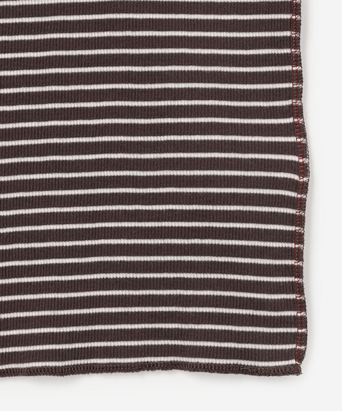 MEYAME(メヤメ)の「MEYAME | ソフトリブ ボーダーヘンリーネック WOMEN(Tシャツ/カットソー・レディース・ブラウン系その他/ピンク系その他・F)」の11枚目の写真