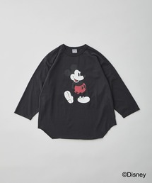 WALLA WALLA SPORT（ワラワラスポーツ）の「WALLA WALLA SPORT【ワラワラスポーツ】- PRINTED 3/4 BASEBALL TEE/MICKEY MOUSE（Tシャツ/カットソー）」