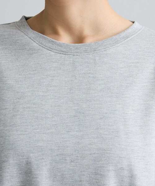 Green Parks(グリーンパークス)の「レースドッキング裏毛プルオーバー(Tシャツ/カットソー・レディース・ベージュ/杢グレー/ブラック・FREE)」の11枚目の写真