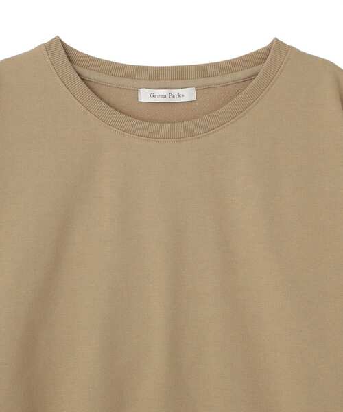 Green Parks(グリーンパークス)の「レースドッキング裏毛プルオーバー(Tシャツ/カットソー・レディース・ベージュ/杢グレー/ブラック・FREE)」の20枚目の写真