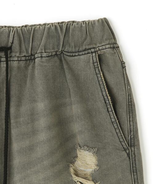 SIS(エスアイエス)の「SIS/エスアイエス/DAMAGE DENIM SHORTS(デニムパンツ・レディース・ブラック・F)」の4枚目の写真