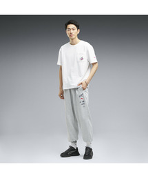 PUMA プーマ メンズ ESS エレベーテッド ミックス ロゴ パンツ 裏起毛