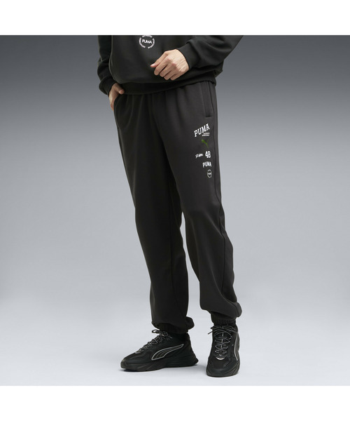 PUMA(プーマ)の「PUMA プーマ メンズ ESS エレベーテッド ミックス ロゴ パンツ 裏起毛(その他パンツ・メンズ・ダークブラウン系/ブラック系/ライトグレー・XX-LARGE/X-LARGE/MEDIUM/LARGE/SMALL)」の8枚目の写真