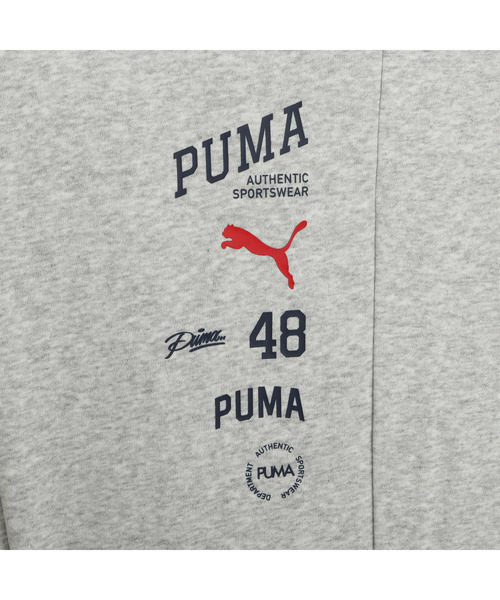 PUMA(プーマ)の「PUMA プーマ メンズ ESS エレベーテッド ミックス ロゴ パンツ 裏起毛(その他パンツ・メンズ・ダークブラウン系/ブラック系/ライトグレー・XX-LARGE/X-LARGE/MEDIUM/LARGE/SMALL)」の4枚目の写真