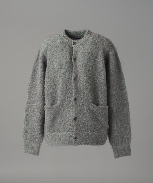 MAISON SPECIAL(メゾンスペシャル)の「《UNISEX》メランジブークレーニットプライムオーバークルーネックカーディガン/Melange Boucle Knit Prime-Over Crew Neck Cardigan【MAISON SPECIAL/メゾンスペシャル】(カーディガン/ボレロ・メンズ・グレー/ブラック/ライトブルー・0/2/1)」の20枚目の写真